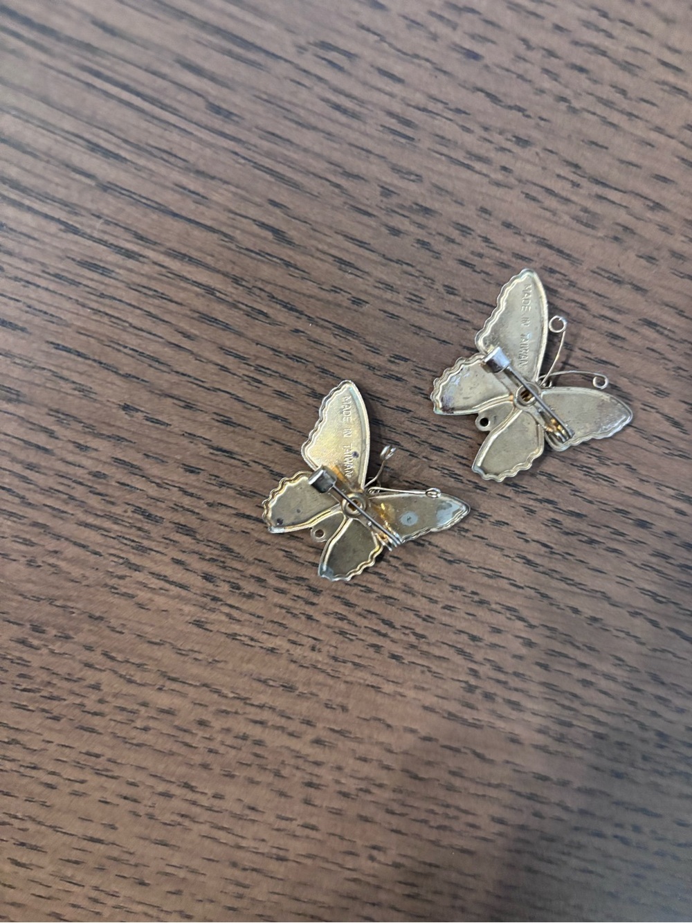 Vintage Set of 2 butterflies 1970’s - Picture 3 of 3
